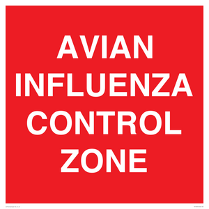 AVIAN INFLUENZA CONTROL ZONE